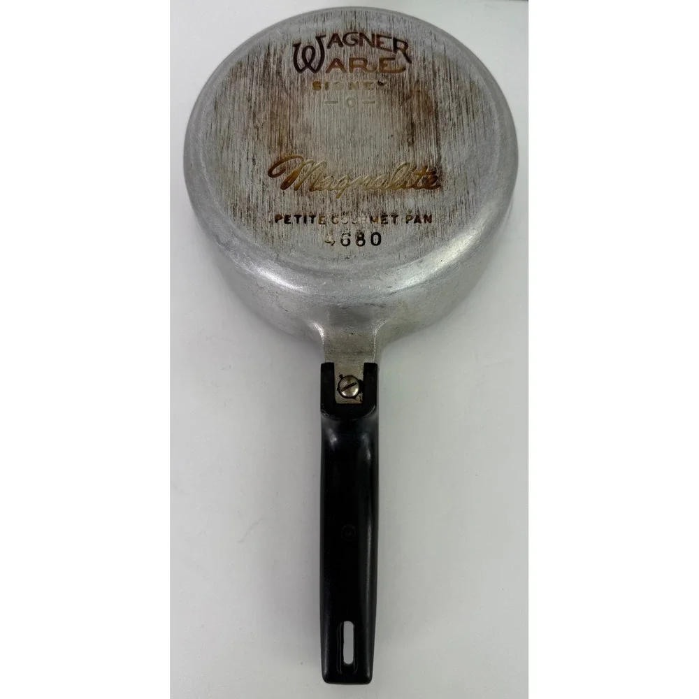 Vtg Wagner Ware Magnalite Sidney -0- Petite Gourmet Sauce Pan Pot w/Lid 4680
